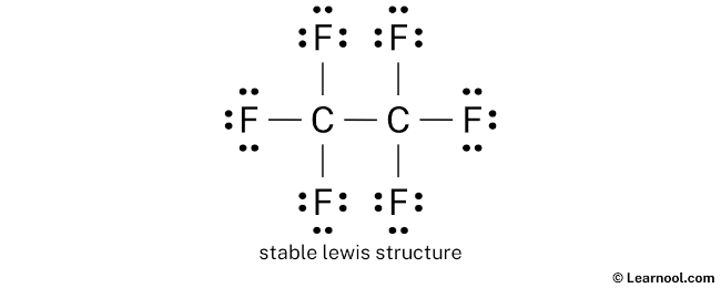 C2F6 Lewis Structure (Step 2)