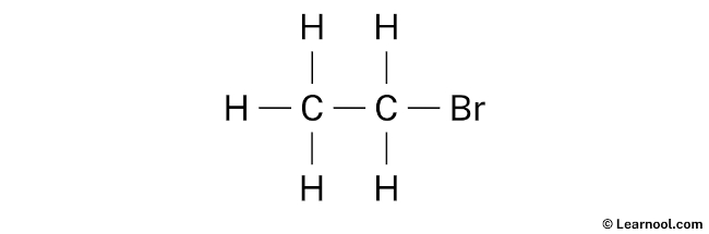 C2H5Br Lewis Structure (Step 1)
