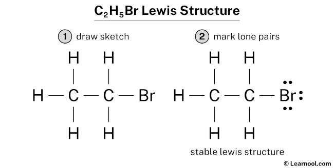 C2H5Br Lewis Structure