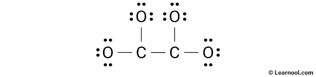 C2O42- Lewis Structure (Step 2)