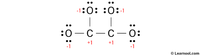 C2O42- Lewis Structure (Step 3)