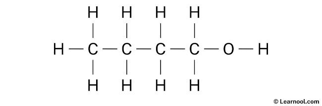 C4H10O Lewis Structure (Step 1)
