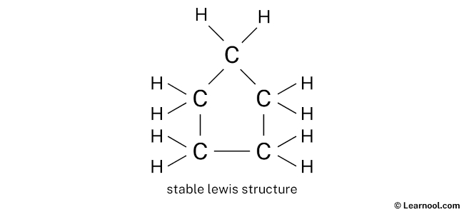 C5H10 Lewis Structure (Step 1)