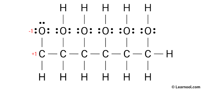 C6H12O6 Lewis Structure (Step 3)