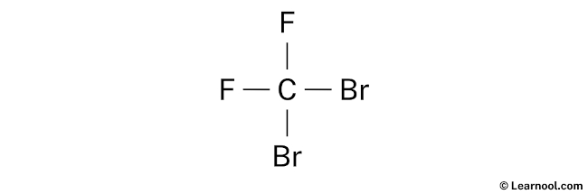 CBr2F2 Lewis Structure (Step 1)