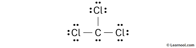 CCl3- Lewis Structure (Step 2)