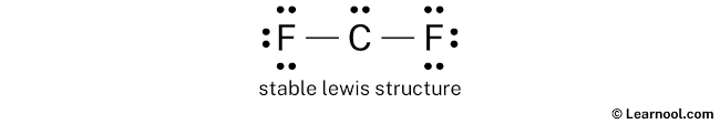 CF2 Lewis Structure (Step 2)