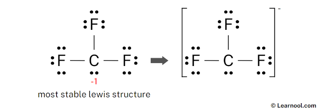 CF3- Lewis structure - Learnool