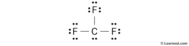 CF3- Lewis Structure (Step 2)