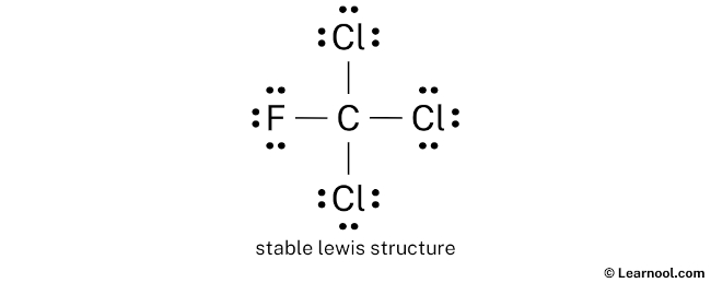 CFCl3 Lewis Structure (Step 2)