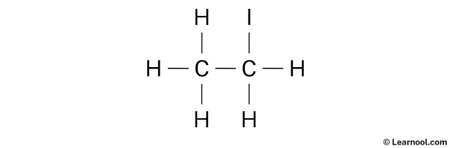 CH3CH2I Lewis Structure (Step 1)