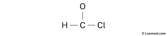 CHClO Lewis Structure (Step 1)