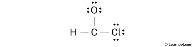 CHClO Lewis Structure (Step 2)