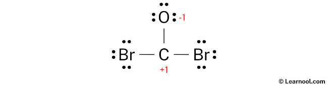 COBr2 Lewis Structure (Step 3)