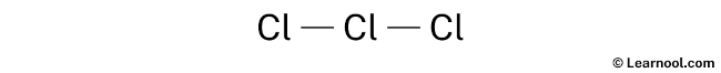 Cl3- Lewis Structure (Step 1)
