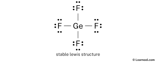 GeF4 Lewis Structure (Step 2)