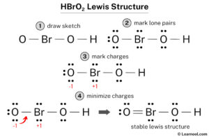 HBrO2 Lewis structure - Learnool