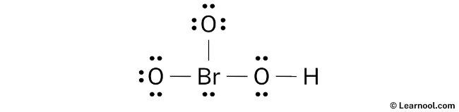 HBrO3 Lewis Structure (Step 2)