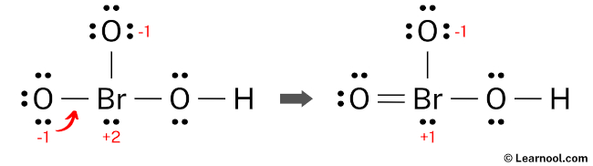 HBrO3 Lewis Structure (Step 4)