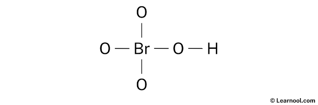 HBrO4 Lewis Structure (Step 1)