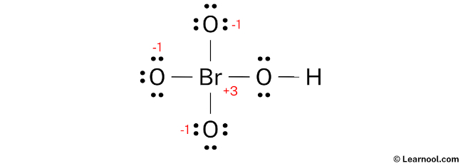 HBrO4 Lewis Structure (Step 3)