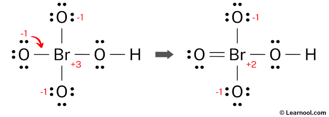 HBrO4 Lewis Structure (Step 4)