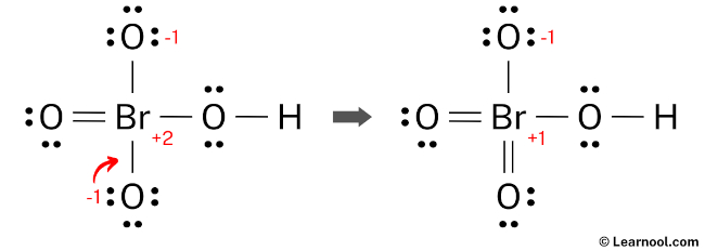 HBrO4 Lewis Structure (Step 5)