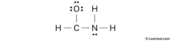 HCONH2 Lewis Structure (Step 2)