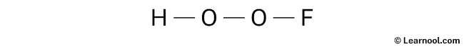 HOFO Lewis Structure (Step 1)