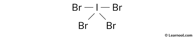 IBr4- Lewis Structure (Step 1)