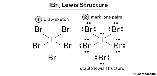IBr5 Lewis Structure