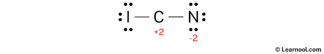 ICN Lewis Structure (Step 3)