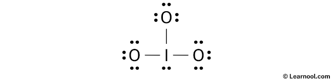 IO3- Lewis Structure (Step 2)