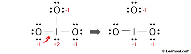 IO3- Lewis Structure (Step 4)