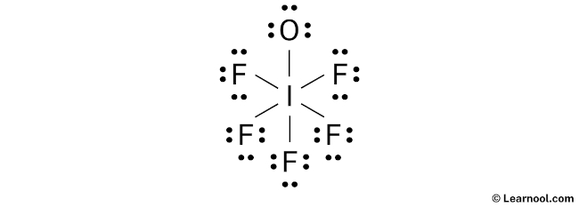 IOF5 Lewis Structure (Step 2)