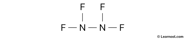 N2F4 Lewis Structure (Step 1)