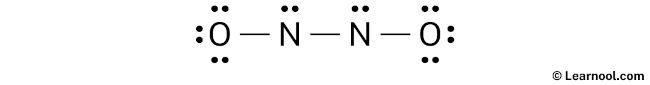 N2O2 Lewis Structure (Step 2)