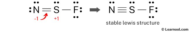 NSF Lewis Structure (Step 5)