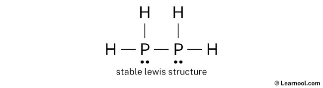 P2H4 Lewis Structure (Step 2)