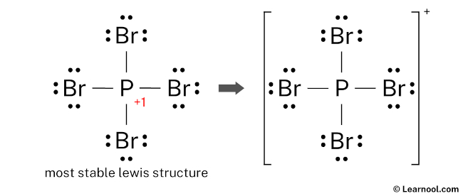 PBr4+ Lewis Structure (Final)