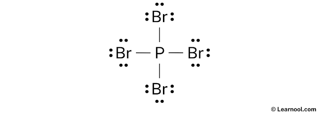 PBr4+ Lewis Structure (Step 2)