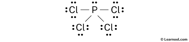 PCl4- Lewis Structure (Step 2)