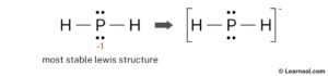 PH2- Lewis structure - Learnool