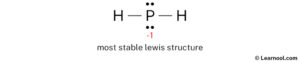 PH2- Lewis structure - Learnool
