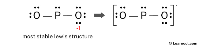 PO2- Lewis Structure (Final)