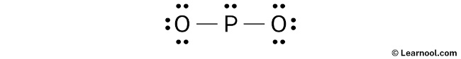 PO2- Lewis Structure (Step 2)