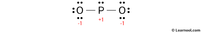 PO2- Lewis Structure (Step 3)