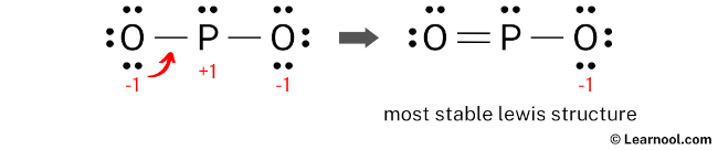 PO2- Lewis Structure (Step 4)