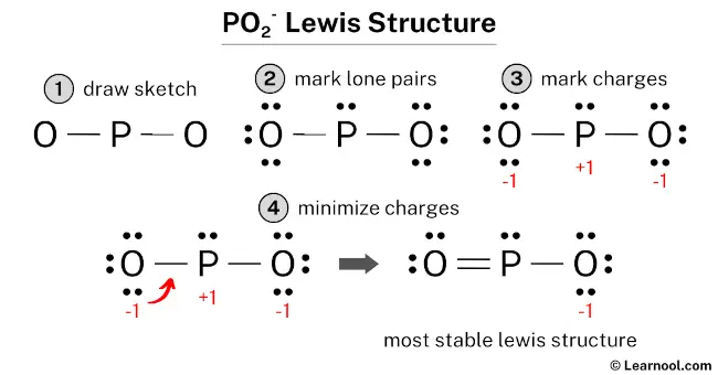 PO2- Lewis Structure