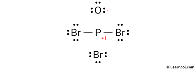 POBr3 Lewis Structure (Step 3)